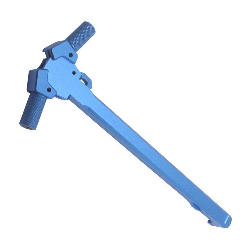 Aluminum Ambidextrous Charging Handle - Blue